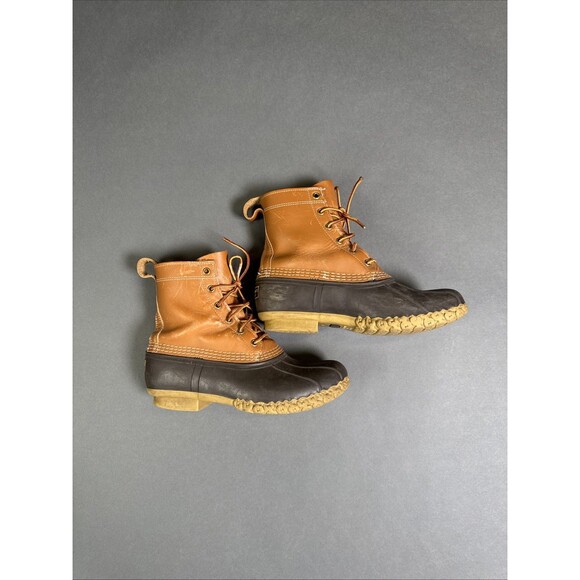 Vintage LL Bean Duck Boots Womens 9/Mens 7 Size EW Hunting Rain Great Shape - Picture 1 of 13